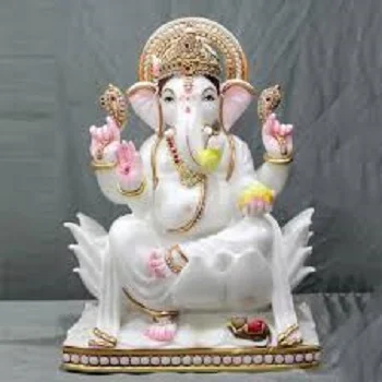 White Ganesh Statue